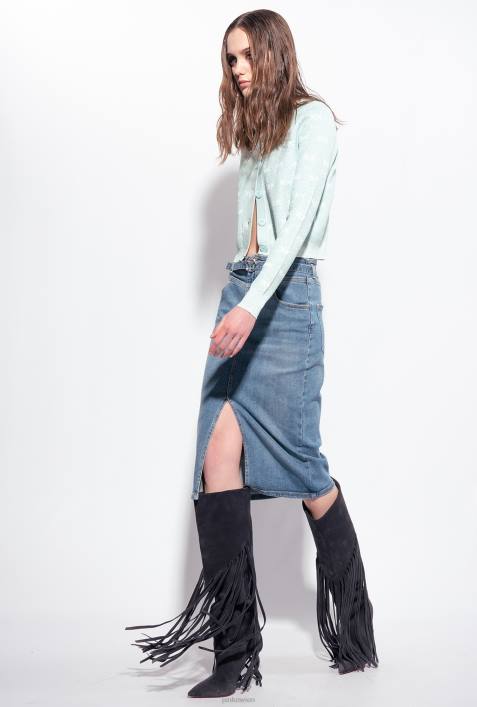 Röcke bis zur Wadenmitte | Pinko Leichte Wäsche Jeans-Midirock mit GürtelZ4ZP914