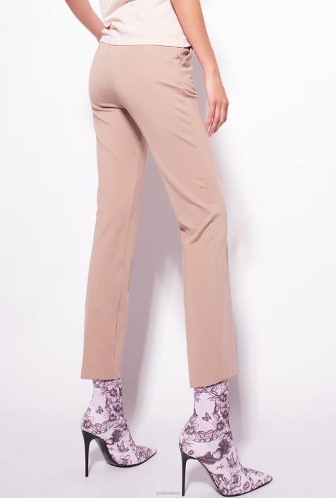 Freizeithosen | Pinko Almandinrosa Zigarettenhose aus Milano-StrickZ4ZP678