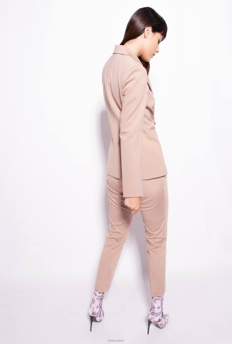 Freizeithosen | Pinko Almandinrosa Zigarettenhose aus Milano-StrickZ4ZP678