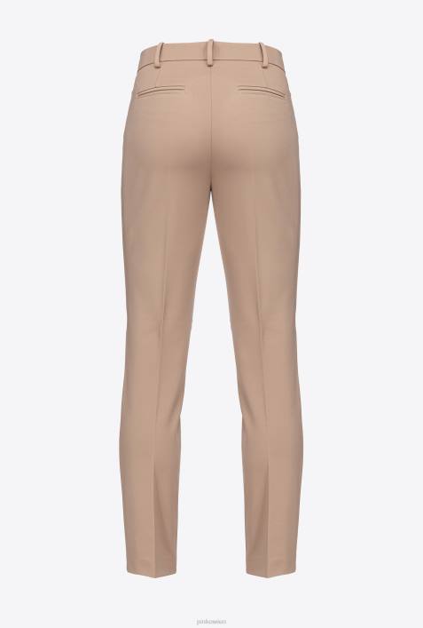 Freizeithosen | Pinko Almandinrosa Zigarettenhose aus Milano-StrickZ4ZP678
