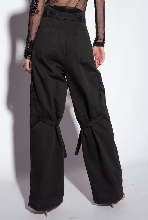 Freizeithosen | Pinko Limousine schwarz Streetwear-CargohoseZ4ZP641