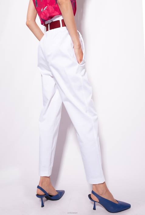 Freizeithosen | Pinko Schneewittchen Hose mit Logo-GürtelZ4ZP683