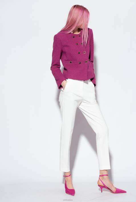 Freizeithosen | Pinko Schneewittchen Slim-Fit-Monochrom-HoseZ4ZP780