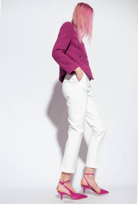 Freizeithosen | Pinko Schneewittchen Slim-Fit-Monochrom-HoseZ4ZP780