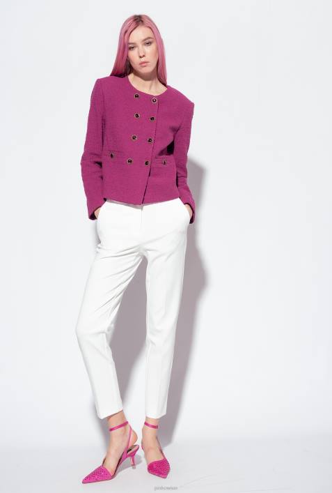 Freizeithosen | Pinko Schneewittchen Slim-Fit-Monochrom-HoseZ4ZP780