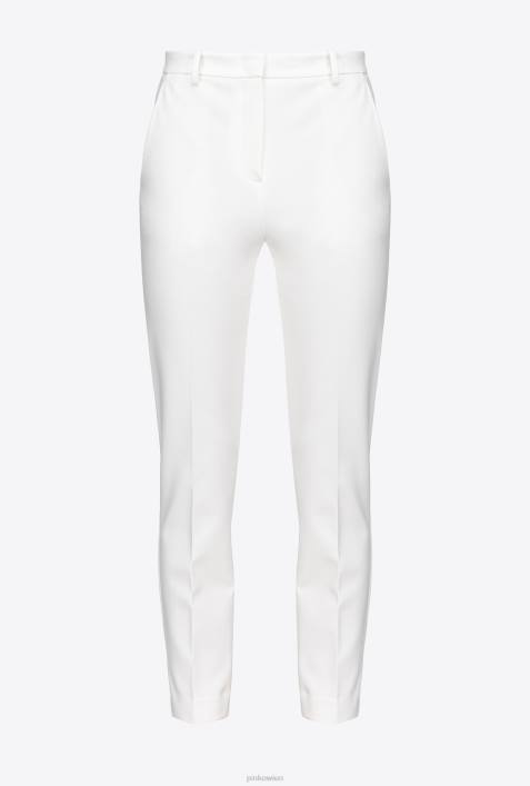 Freizeithosen | Pinko Schneewittchen Slim-Fit-Monochrom-HoseZ4ZP780