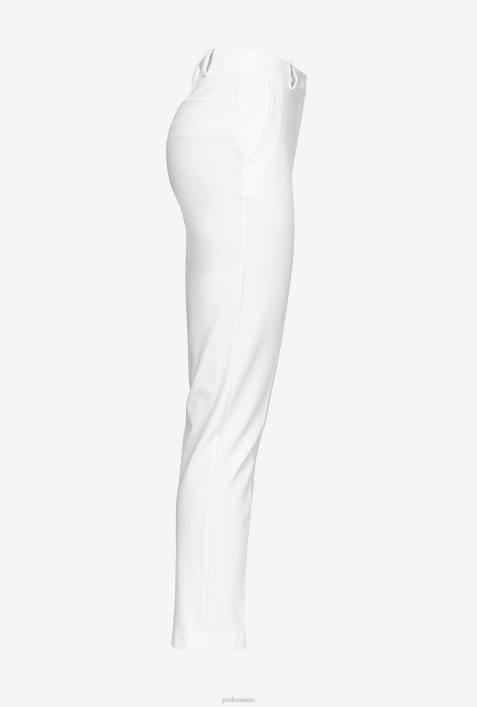 Freizeithosen | Pinko Schneewittchen Slim-Fit-Monochrom-HoseZ4ZP780