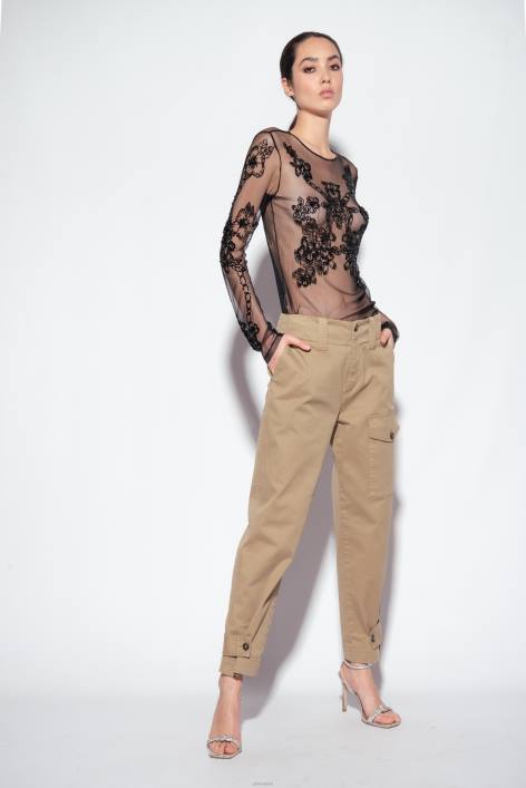 Freizeithosen | Pinko Ulmenholz braun Cargohose aus BaumwolleZ4ZP640