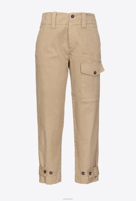Freizeithosen | Pinko Ulmenholz braun Cargohose aus BaumwolleZ4ZP640