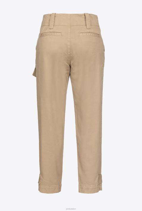 Freizeithosen | Pinko Ulmenholz braun Cargohose aus BaumwolleZ4ZP640
