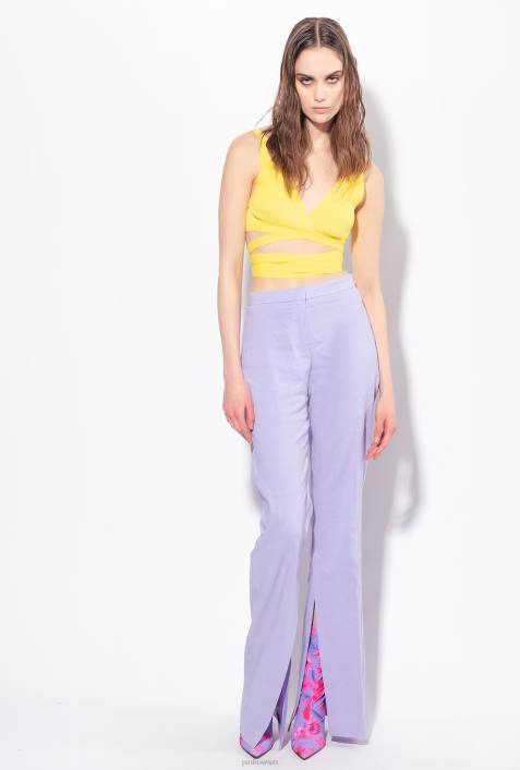Freizeithosen | Pinko helle Orchidee Hose mit SchlitzsaumZ4ZP728