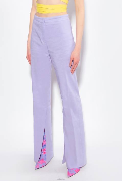 Freizeithosen | Pinko helle Orchidee Hose mit SchlitzsaumZ4ZP728