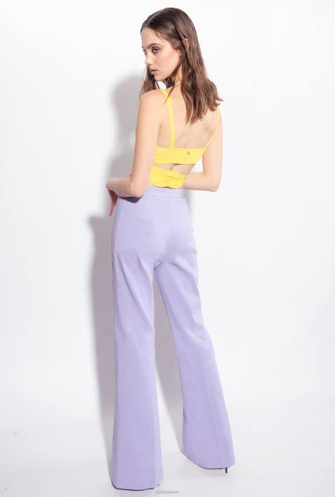 Freizeithosen | Pinko helle Orchidee Hose mit SchlitzsaumZ4ZP728