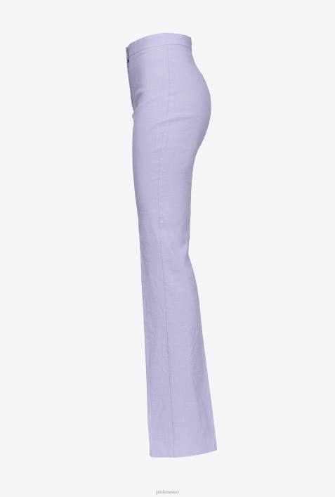 Freizeithosen | Pinko helle Orchidee Hose mit SchlitzsaumZ4ZP728