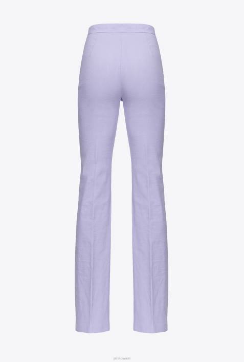Freizeithosen | Pinko helle Orchidee Hose mit SchlitzsaumZ4ZP728
