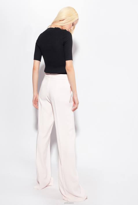 Freizeithosen | Pinko wolkenrosa Hose mit goldenen KnöpfenZ4ZP660
