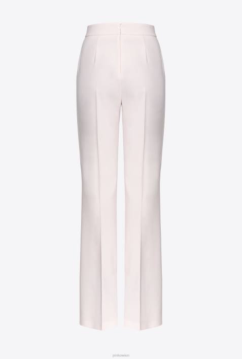 Freizeithosen | Pinko wolkenrosa Hose mit goldenen KnöpfenZ4ZP660