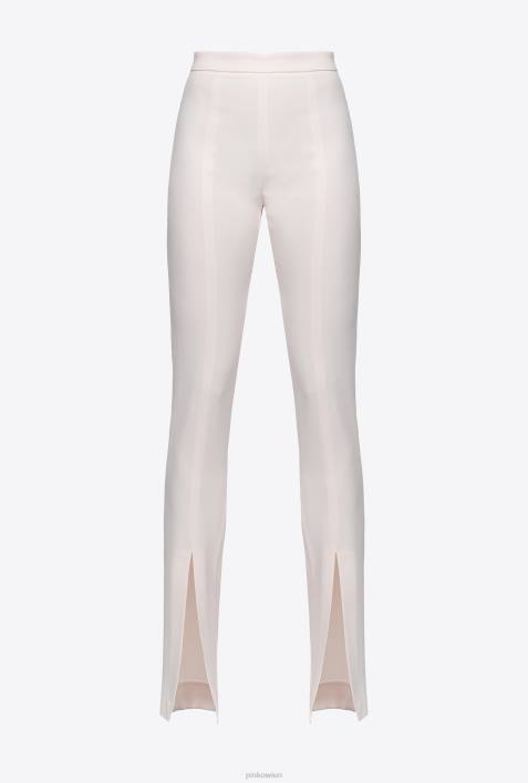 Freizeithosen | Pinko wolkenrosa Slim-Fit-Hose mit geschlitztem SaumZ4ZP724