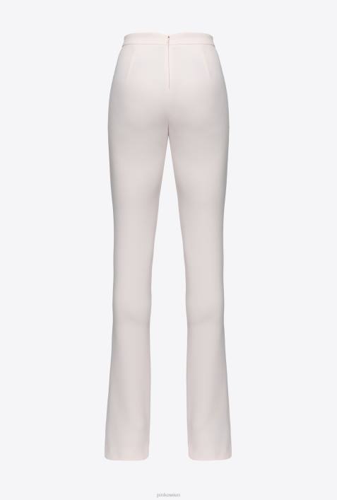 Freizeithosen | Pinko wolkenrosa Slim-Fit-Hose mit geschlitztem SaumZ4ZP724