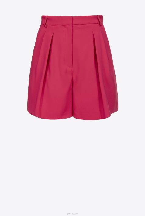 Shorts | Pinko himbeerrot Stretch-Crêpe-ShortsZ4ZP705
