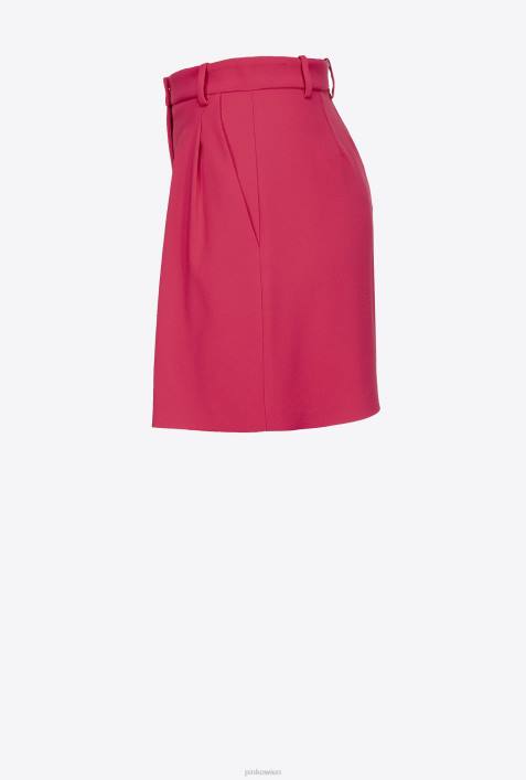 Shorts | Pinko himbeerrot Stretch-Crêpe-ShortsZ4ZP705