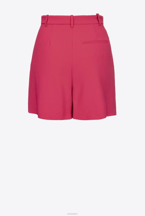 Shorts | Pinko himbeerrot Stretch-Crêpe-ShortsZ4ZP705