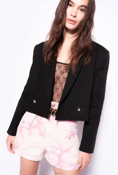 Shorts | Pinko mehrfarbig/rosa Cargo-Shorts mit TarnmusterZ4ZP750