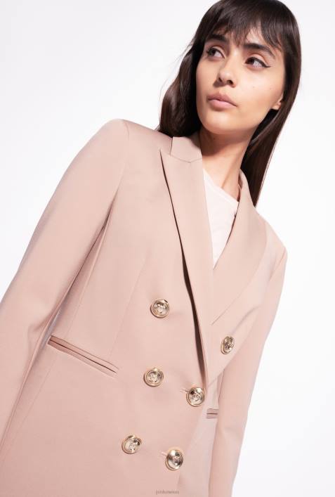 Blazer | Pinko Almandinrosa Blazer mit SchmuckknöpfenZ4ZP567