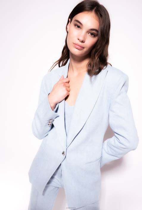 Blazer | Pinko Daunenbleichwäsche Komfort-JeansblazerZ4ZP562