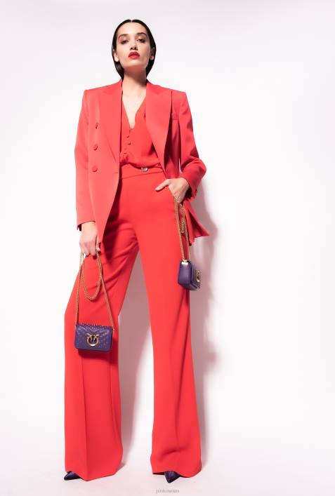 Blazer | Pinko Formel1 rot Blazer aus Envers-SatinZ4ZP566