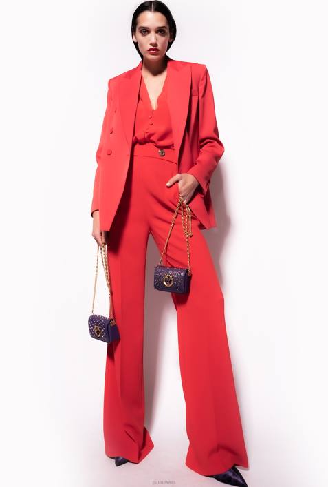 Blazer | Pinko Formel1 rot Blazer aus Envers-SatinZ4ZP566