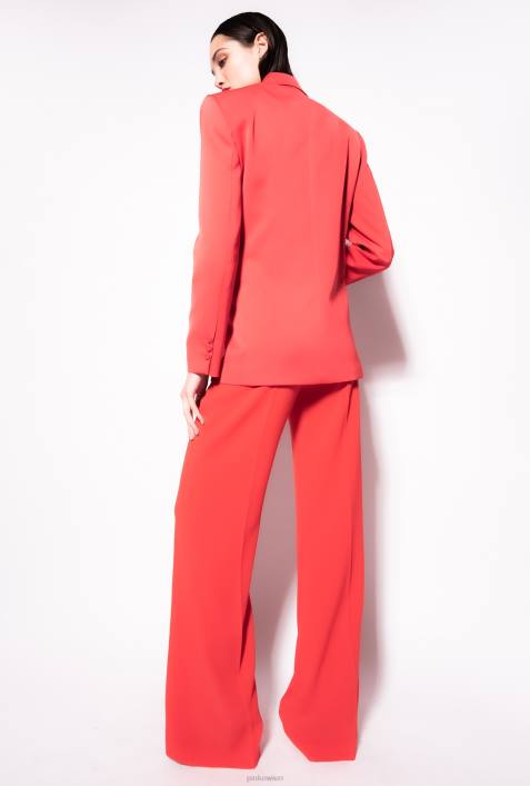 Blazer | Pinko Formel1 rot Blazer aus Envers-SatinZ4ZP566
