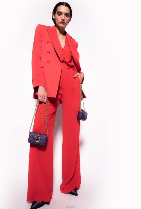 Blazer | Pinko Formel1 rot Blazer aus Envers-SatinZ4ZP566