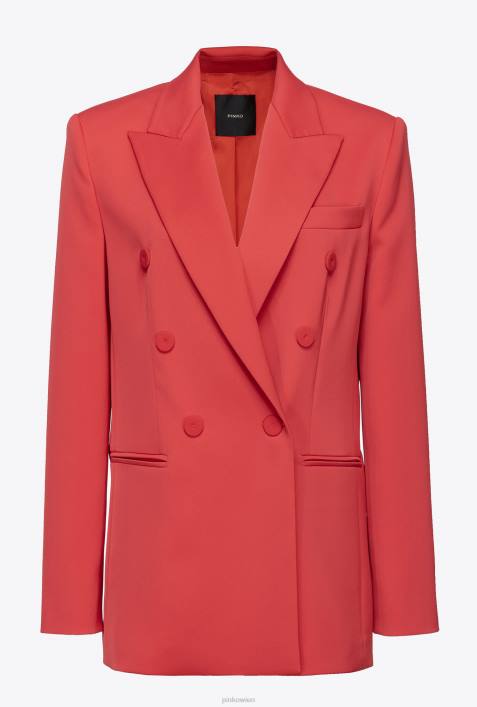 Blazer | Pinko Formel1 rot Blazer aus Envers-SatinZ4ZP566