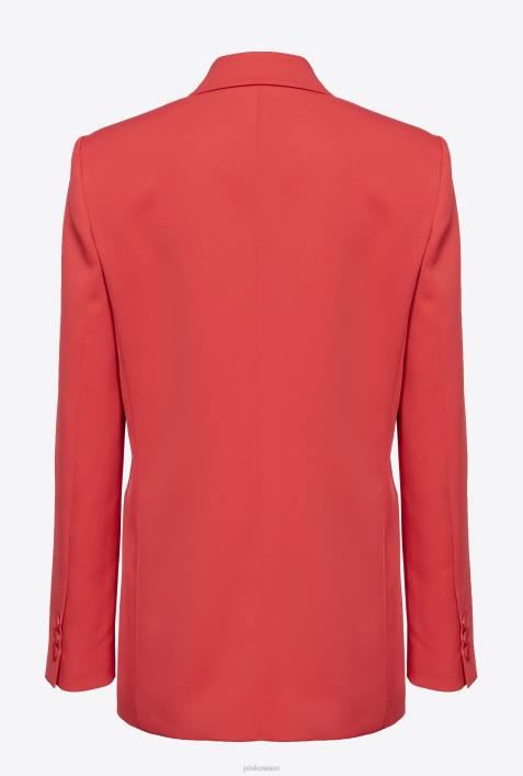 Blazer | Pinko Formel1 rot Blazer aus Envers-SatinZ4ZP566