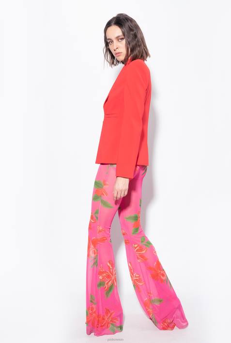 Blazer | Pinko Formel1 rot eleganter Stretch-BlazerZ4ZP585