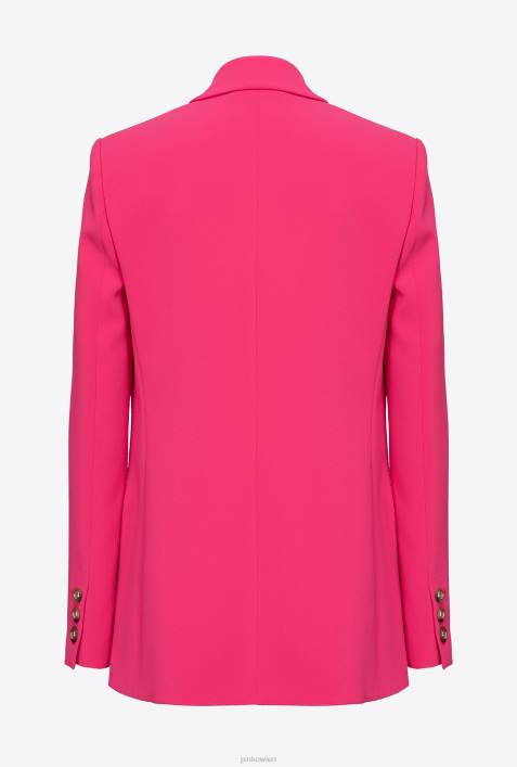 Blazer | Pinko Fuchsia-Lila Übergroßer Stretch-BlazerZ4ZP571