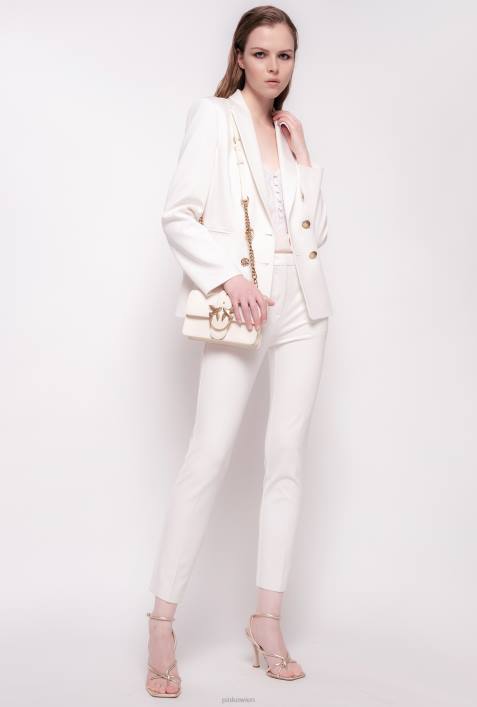 Blazer | Pinko G. Maroso-Beige Blazer mit SchmuckknöpfenZ4ZP620