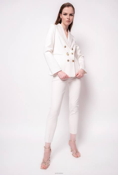 Blazer | Pinko G. Maroso-Beige Blazer mit SchmuckknöpfenZ4ZP620