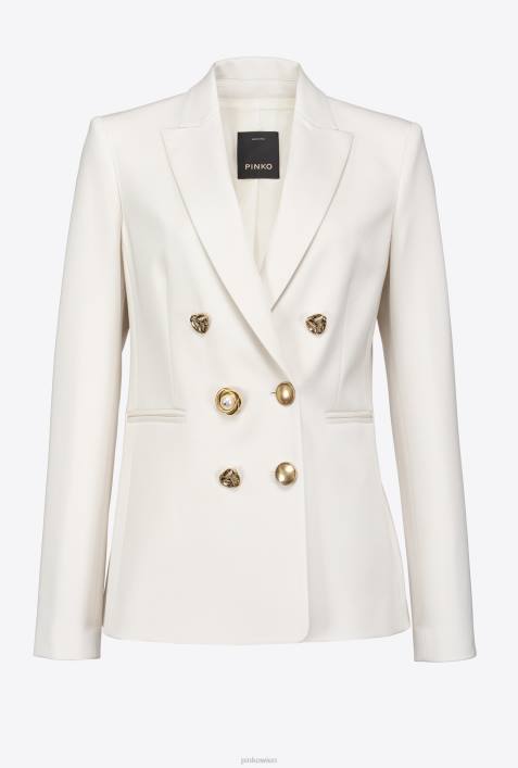 Blazer | Pinko G. Maroso-Beige Blazer mit SchmuckknöpfenZ4ZP620