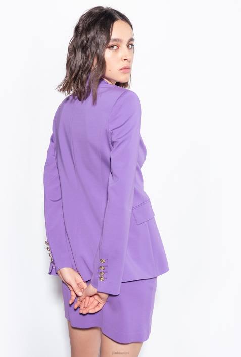 Blazer | Pinko Lavendelflieder Einreihiger BlazerZ4ZP586
