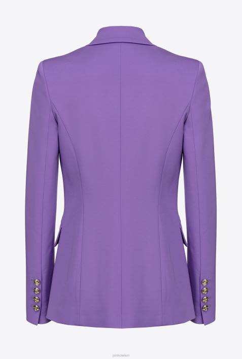 Blazer | Pinko Lavendelflieder Einreihiger BlazerZ4ZP586