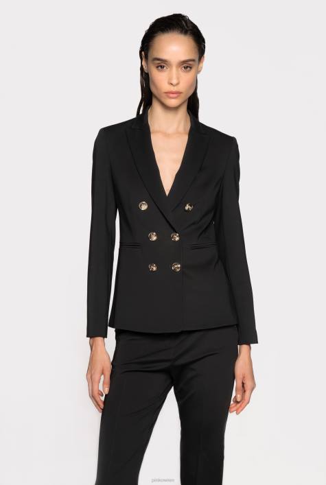Blazer | Pinko Limousine schwarz Blazer mit SchmuckknöpfenZ4ZP570