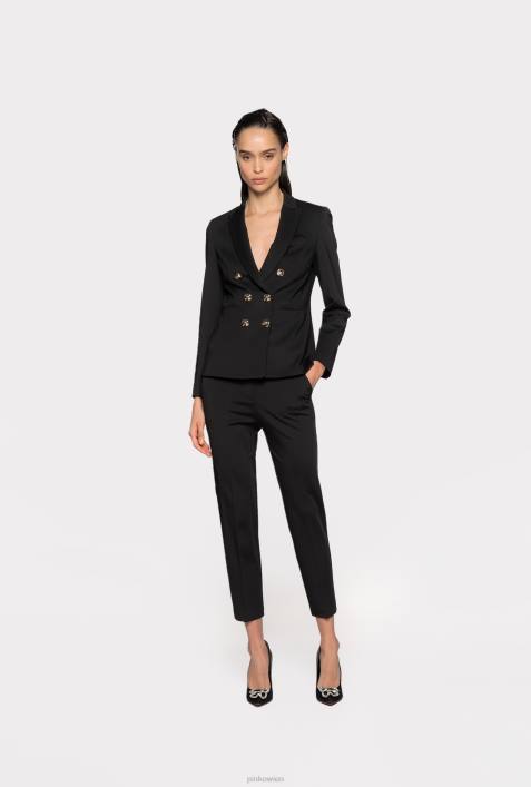 Blazer | Pinko Limousine schwarz Blazer mit SchmuckknöpfenZ4ZP570