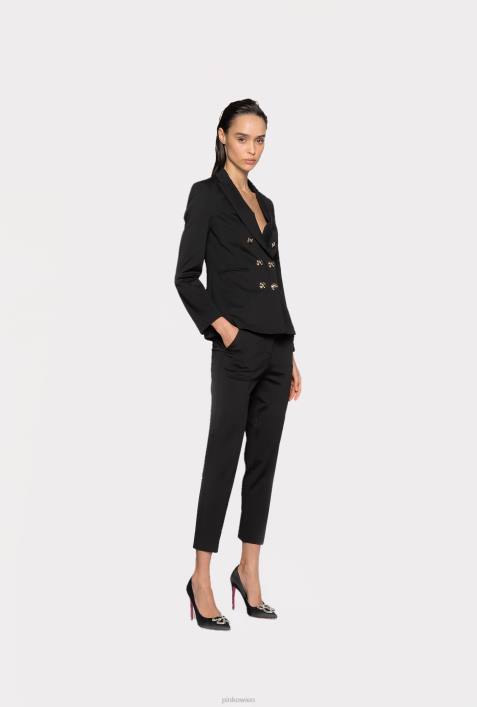 Blazer | Pinko Limousine schwarz Blazer mit SchmuckknöpfenZ4ZP570