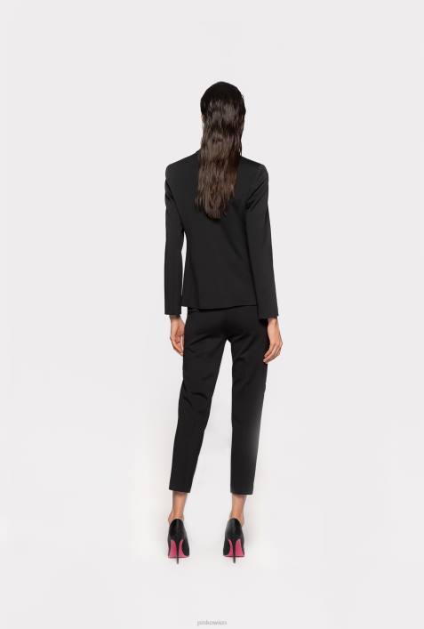 Blazer | Pinko Limousine schwarz Blazer mit SchmuckknöpfenZ4ZP570