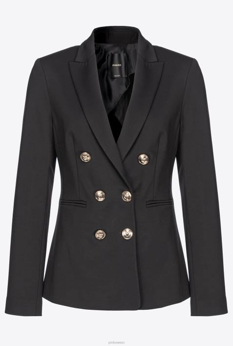 Blazer | Pinko Limousine schwarz Blazer mit SchmuckknöpfenZ4ZP570