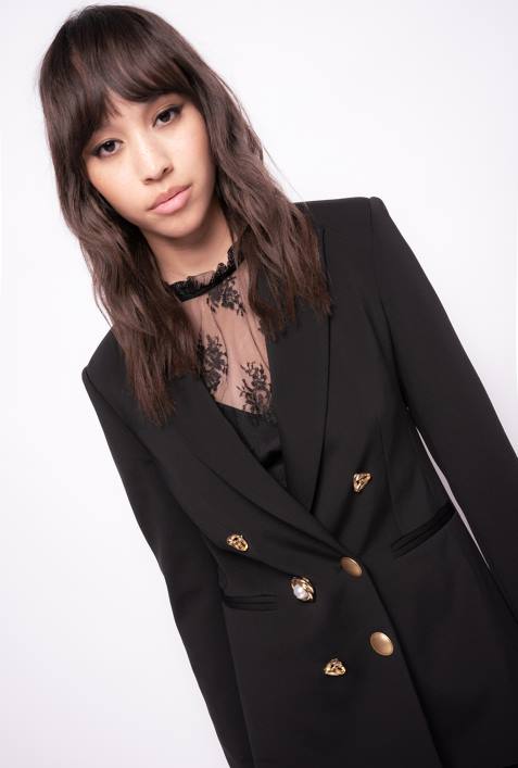 Blazer | Pinko Limousine schwarz Blazer mit SchmuckknöpfenZ4ZP621