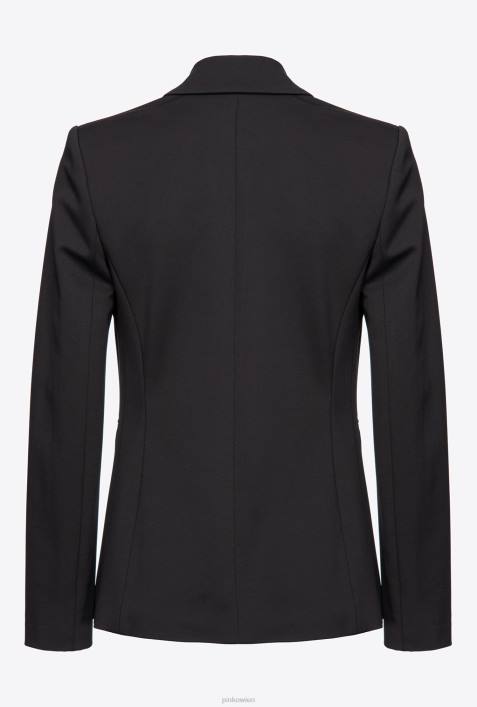 Blazer | Pinko Limousine schwarz Blazer mit SchmuckknöpfenZ4ZP621