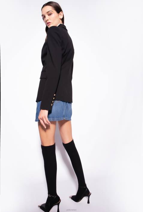Blazer | Pinko Limousine schwarz Einreihiger BlazerZ4ZP623